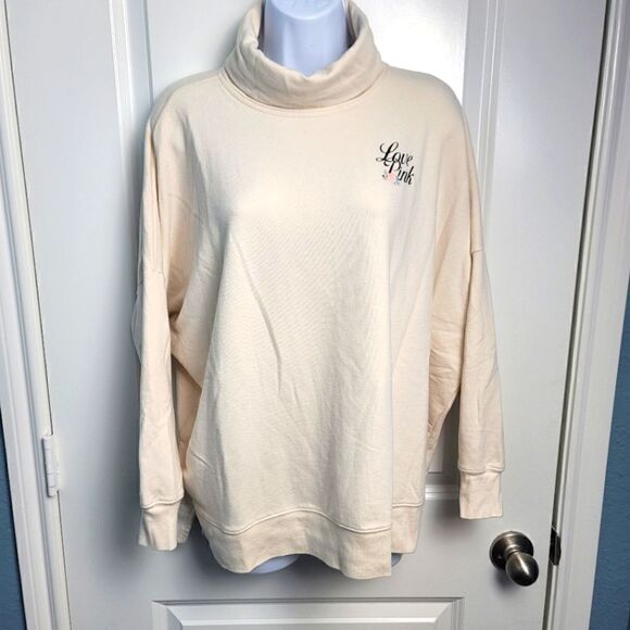 VICTORIA'S SECRET PINK Cream Sweater - Picture 1 of 8